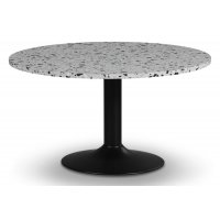 Empire matbord - Terrazzo Cosmos / Svart trumpetfot Empire matbord - Terrazzo Cosmos / Svart trumpetfot