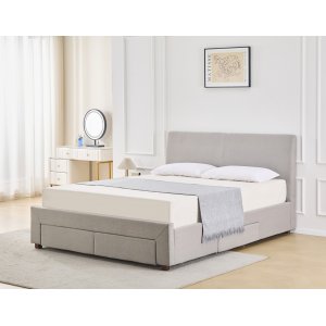 S�ngram med f�rvaring 160 x 200 cm - Gr�