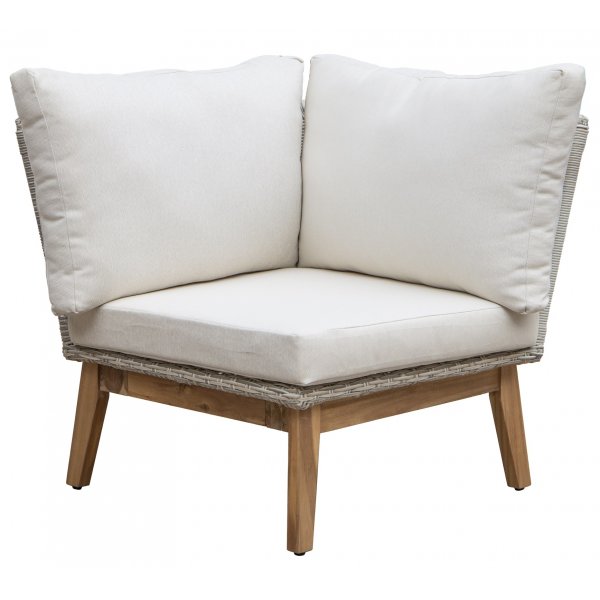 Inez utesoffgrupp med soffbord - Gr konstrotting & Akacia | Hrnsoffa