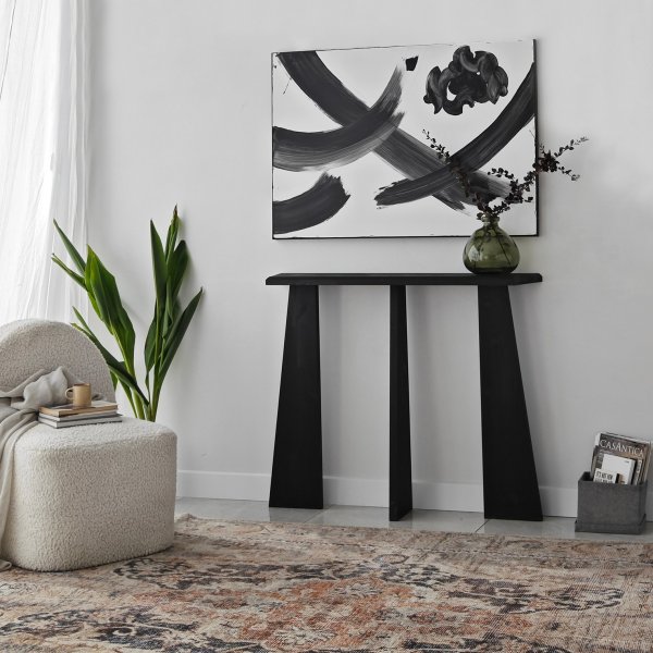 Cleopatra avlastningsbord 100 x 28 cm - Antracit