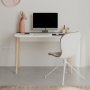 Luton skrivbord 120x60 cm - Vit/gr