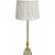 Linn Pliss Stygn bordslampa - Offwhite/guld - 51 cm