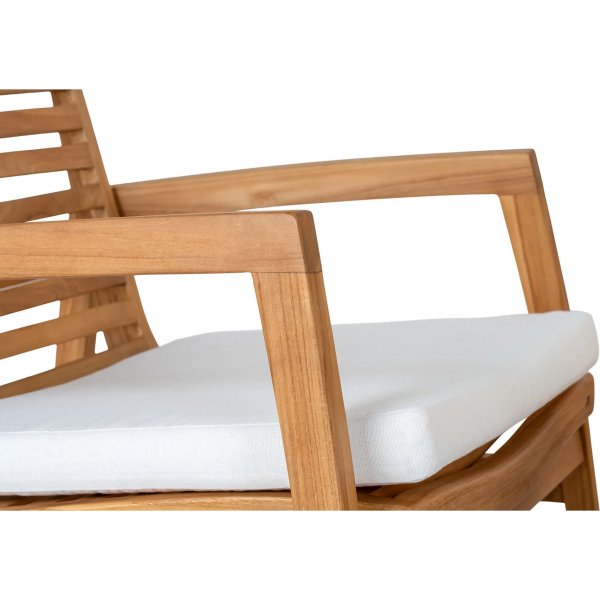 Santander loungegrupp - Teak/vit Santander loungegrupp - Teak/vit