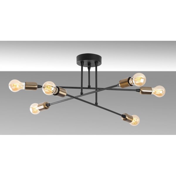 Plafonnier évasé 1501 - Noir Plafonnier évasé 1501 - Noir