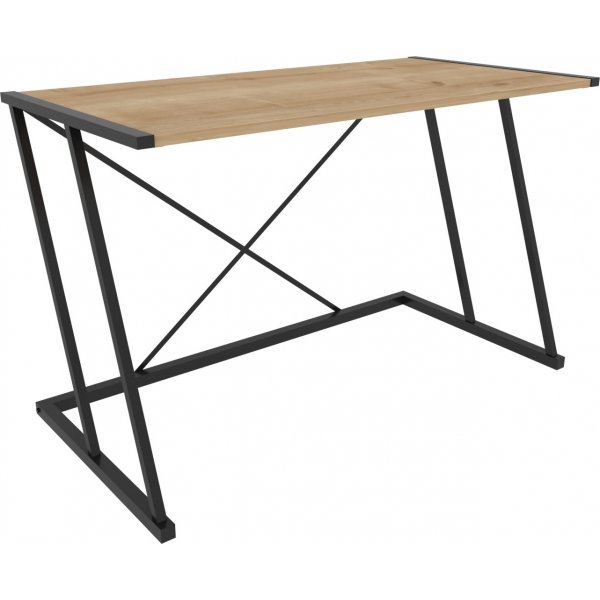 Bureau Adélaïde 114 x 60 cm - Noir/chêne Bureau Adélaïde 114 x 60 cm - Noir/chêne