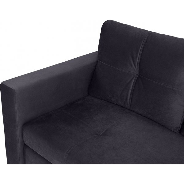 Canap-lit 2 places Bunio - Noir