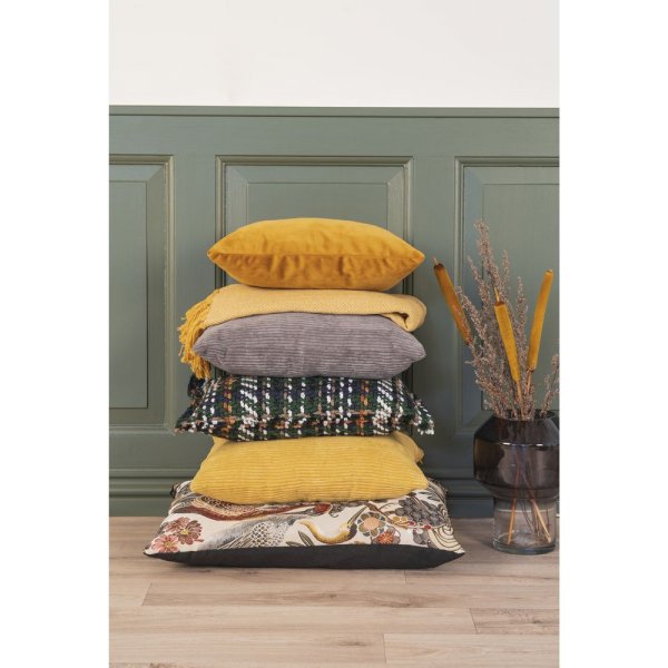 Cort Pl�d - Gul/vit