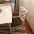 Kundbild Vienna stol - Vit/grått tyg: Fina