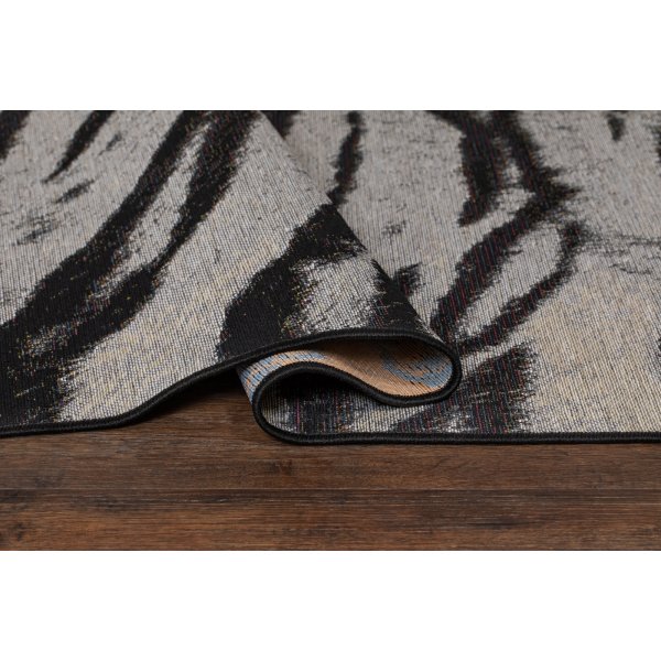 Domani Tiger flatvvd matta Silver