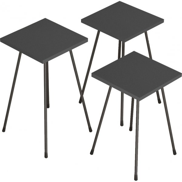 Luiz tafel 29 x 29 cm - Antraciet