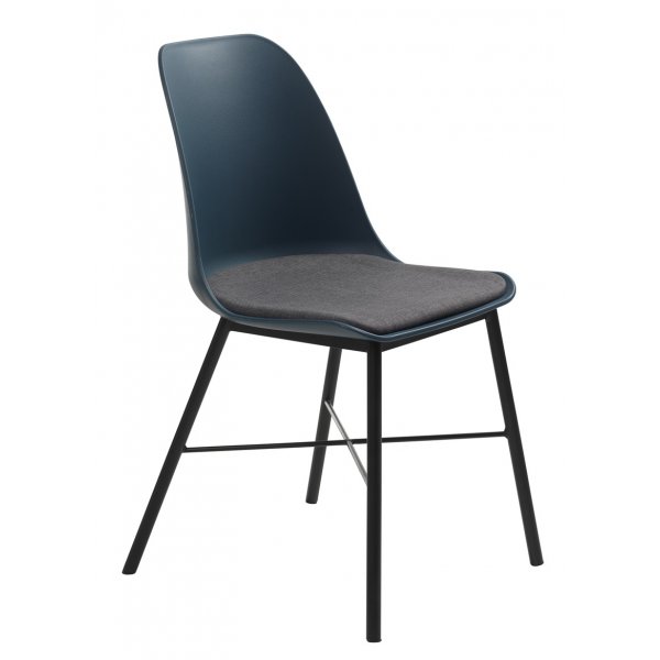 Chaise Oman bleu foncé avec coussin d'assise Chaise Oman bleu foncé avec coussin d'assise