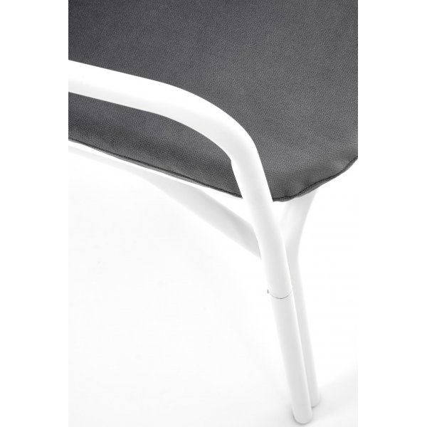 Fauteuil Melby - Blanc/gris Fauteuil Melby - Blanc/gris