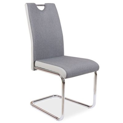 Aleena stol grå/krom 529 kr trendrum.se Spisestol krom