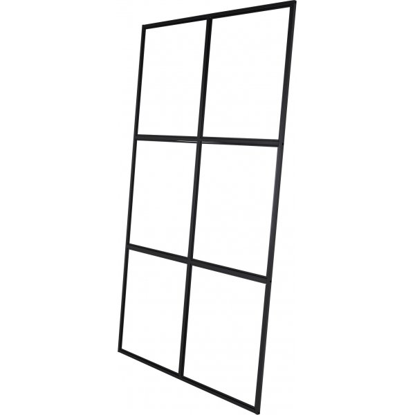 Leif industrivgg 120 x 210 cm - Svart