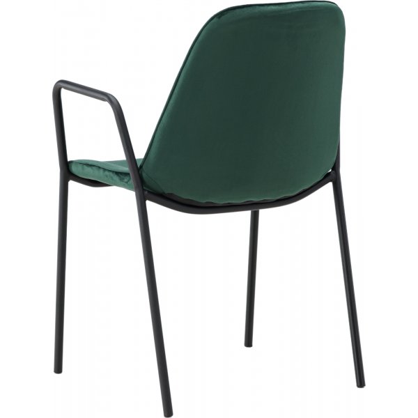 Chaise de salle à manger Klädesholmen - Noir/vert foncé Chaise de salle à manger Klädesholmen - Noir/vert foncé