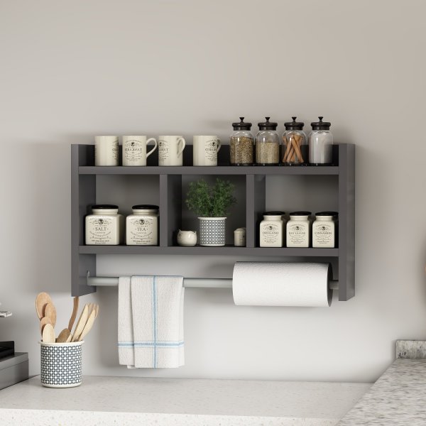 Asya wandplank Antraciet Asya wandplank Antraciet