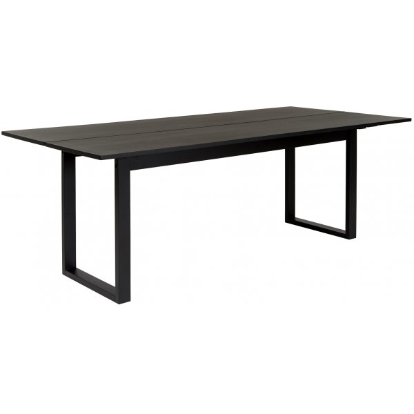 Manhattan matbord 220 cm - Svartbetsad ask