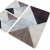 Ensemble de tapis de salle de bain Shards (3 pcs) - Beige - 60 x 100 cm (1 pc)/ 50 x 60 cm (2 pcs)