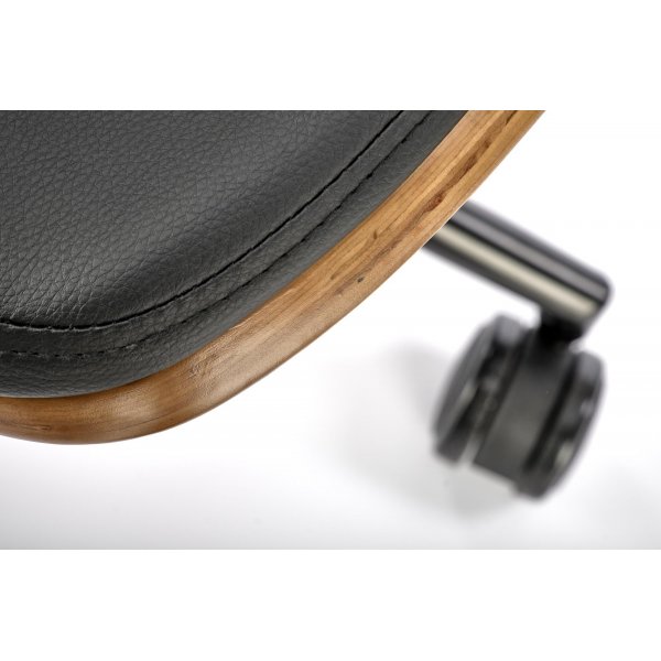 Fauteuil Weber - Noyer/noir