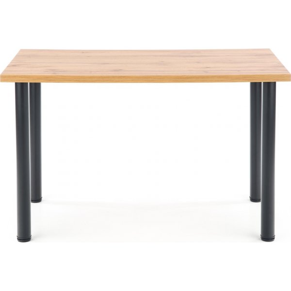 Table à manger Buno 120 cm - Chêne Wotan/noir Table à manger Buno 120 cm - Chêne Wotan/noir