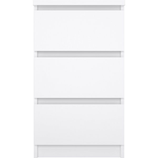 Smalle ladekast met 3 lades 70 cm hoog en 40,5 cm breed Smalle ladekast met 3 lades 70 cm hoog en 40,5 cm breed