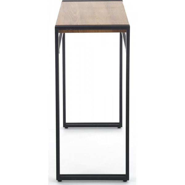 Console Dorine 90 x 35 cm - Chêne/noir Console Dorine 90 x 35 cm - Chêne/noir