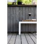Athena sittbnk - Brun/Vit