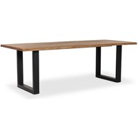 Forest Wave matbord med U-ben - Brunoljad ek - 260 cm Forest Wave matbord med U-ben - Brunoljad ek - 260 cm