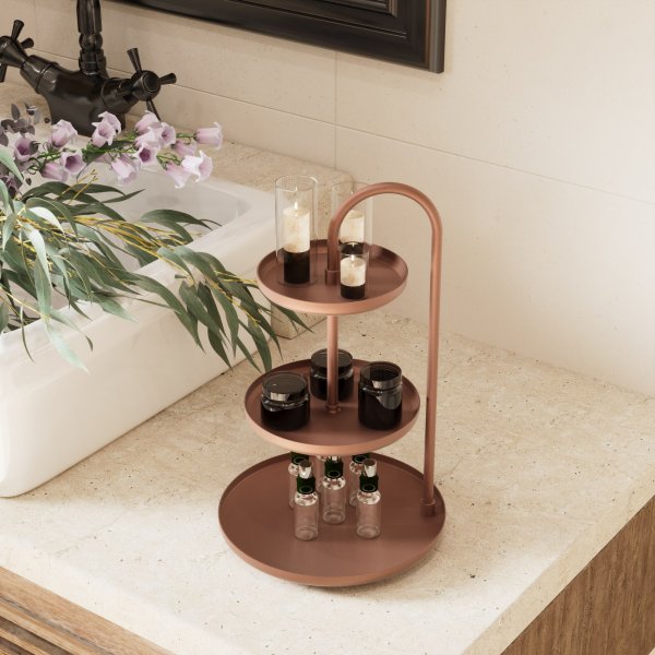 Plat décoratif Kalki - Cuivre Plat décoratif Kalki - Cuivre