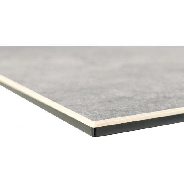 Heaven matbord 200 x 100 cm - Grå/matt svart Heaven matbord 200 x 100 cm - Grå/matt svart