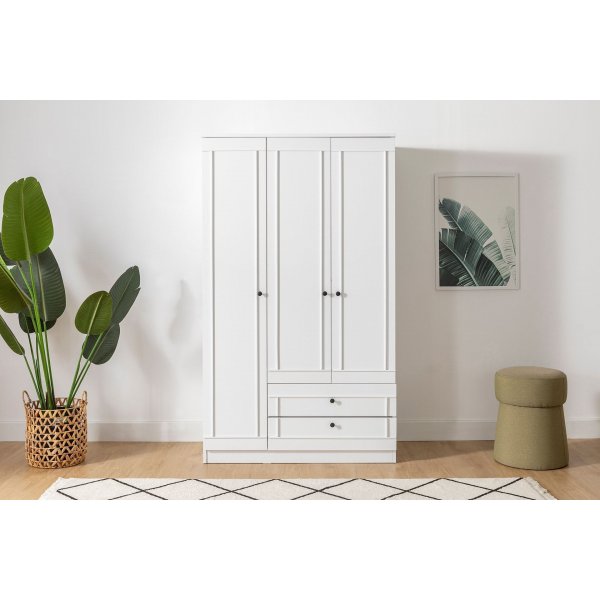 Armoire Lia 105 x 52 x 178 cm - Blanc Armoire Lia 105 x 52 x 178 cm - Blanc