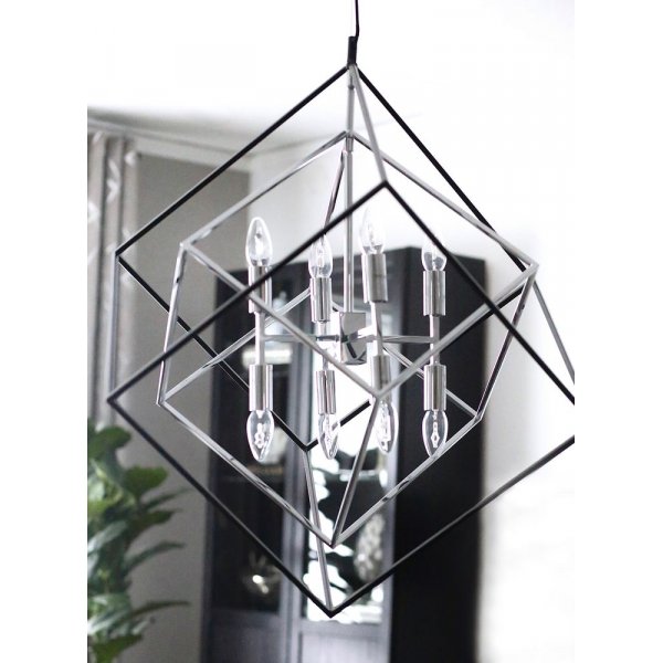 Cubes taklampa - Svart/krom Cubes taklampa - Svart/krom