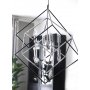 Cubes taklampa - Svart/krom
