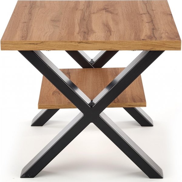 Table basse Kasady 65 cm - Chêne Wotan/noir Table basse Kasady 65 cm - Chêne Wotan/noir