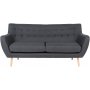 Monte 3-sits soffa - Mrkgr/bok