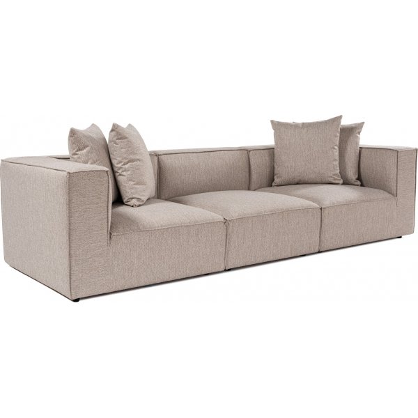 Sora 3-sits soffa - Sandbeige Sora 3-sits soffa - Sandbeige