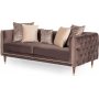 Olympus 2-sits soffa - Brun