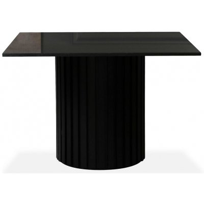 Sumo matbord 90x90cm - Svartbets / Svart granit