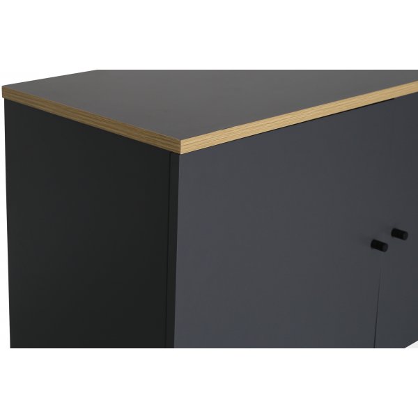 Edge sideboard - Grå högtryckslaminat (HPL) Edge sideboard - Grå högtryckslaminat (HPL)