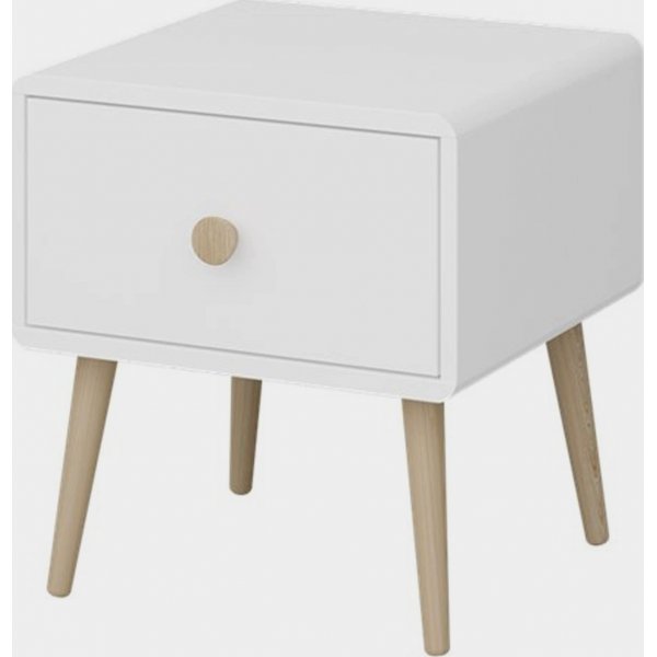 Table de chevet Gaia - Blanc