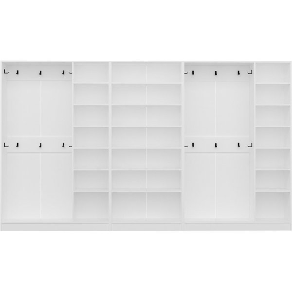Meuble d\\\'entrée Armadio L 360 x 35 x 210 cm - Blanc Meuble d\\\'entrée Armadio L 360 x 35 x 210 cm - Blanc