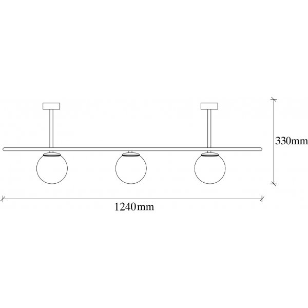 Plafonnier Abakus 4891 - Noir/blanc Plafonnier Abakus 4891 - Noir/blanc