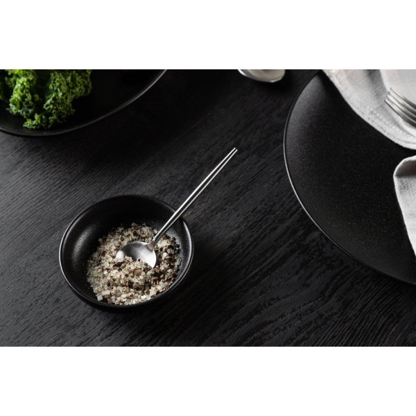 Wabi sabi sauskom 10 cm - Zwart