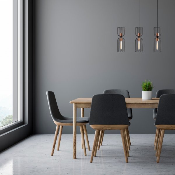 Plafonnier Nisse 6006 - Noir