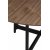 Ooid matbord 120 cm - Valntsfanr/svart
