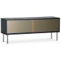 Volume mediabnk 132 cm - Antracit / Mssing