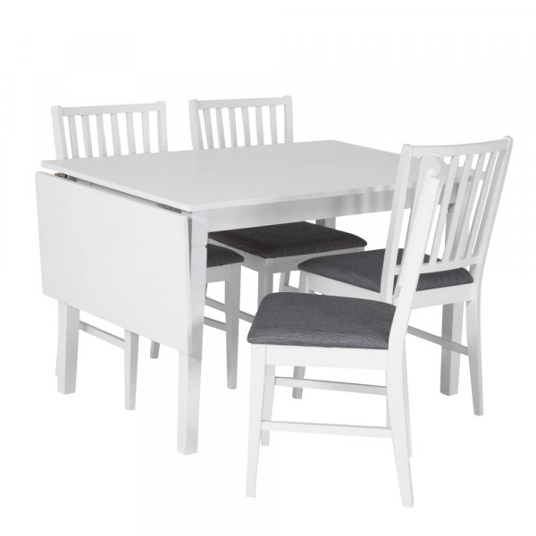 Vienna klaffbord 120/160 cm - Vit Vienna klaffbord 120/160 cm - Vit