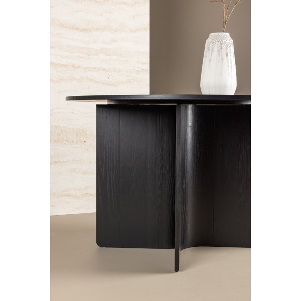 Table à manger Tyresö Ø120 cm - Noir Table à manger Tyresö Ø120 cm - Noir