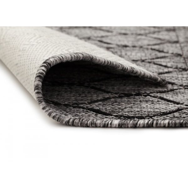 Flatvvd matta Casey - Gr/svart