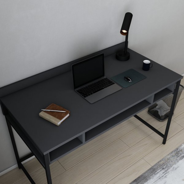 Bureau Alma 120 x 60 cm - Noir/anthracite